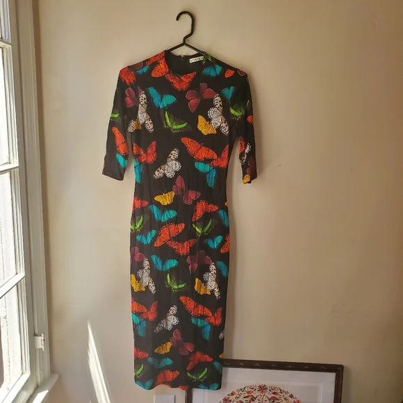 Alice & Olivia Butterfly Dress - Picture 5 of 9